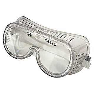 Gafas de seguridad Monoblock (Transparente, Cinta de sujeción ancha, PVC)