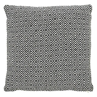 Kissen Zigzag (Grau/Offwhite, 45 x 45 cm, 100 % Baumwolle)