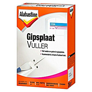 Alabastine Vulmiddel Gipsplaat (750 g, Wit)