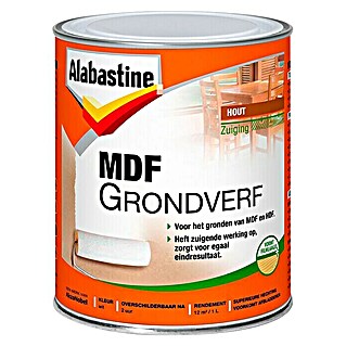 Alabastine Grondverf MDF 2 In 1 (Wit, 1 l)