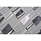 Mosaikfliese Leiter Mix XCM LA10 (30 x 30 cm, Weiß, Glänzend)