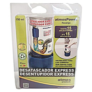 Atmos Desatascador express Atmospower Recarga (Válvulas de salida, Contenido: 150 ml)