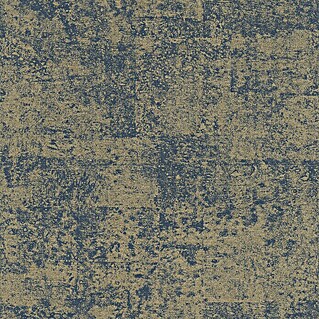 Rasch Kimono Vliestapete Used-Textilstruktur (Blau, Uni, 10,05 x 0,53 m)