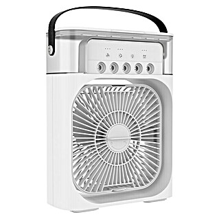 Proklima Stolni ventilator (Priključak USB 2.0, Bijele boje, 9 x 21 x 26 cm)