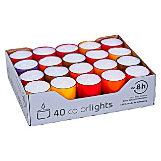 Teelichter Colorlights (40 Stk., Winter Edition)