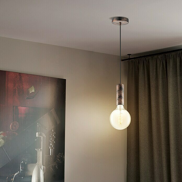 Home Sweet Home Plafondhouder voor lamp (1 standen, Roest, Metaal)