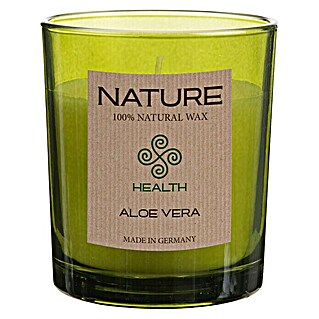 Duftkerze Sences of Nature (Im Glas, Aloe Vera, Ø x H: 7 x 8,5 cm)