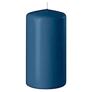 Stumpenkerze Safe (Ø x H: 6 x 10 cm, Nachtblau)