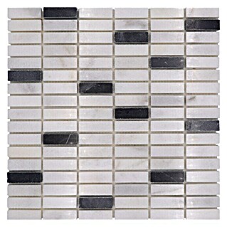 Mosaikfliese Koloni XNT 42828 (30,5 x 30,5 cm, Weiß, Matt)