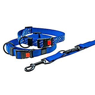 Karlie Mix and Match Collar para perros Art Sportiv Plus (Longitud: 20 - 35 cm, Azul)