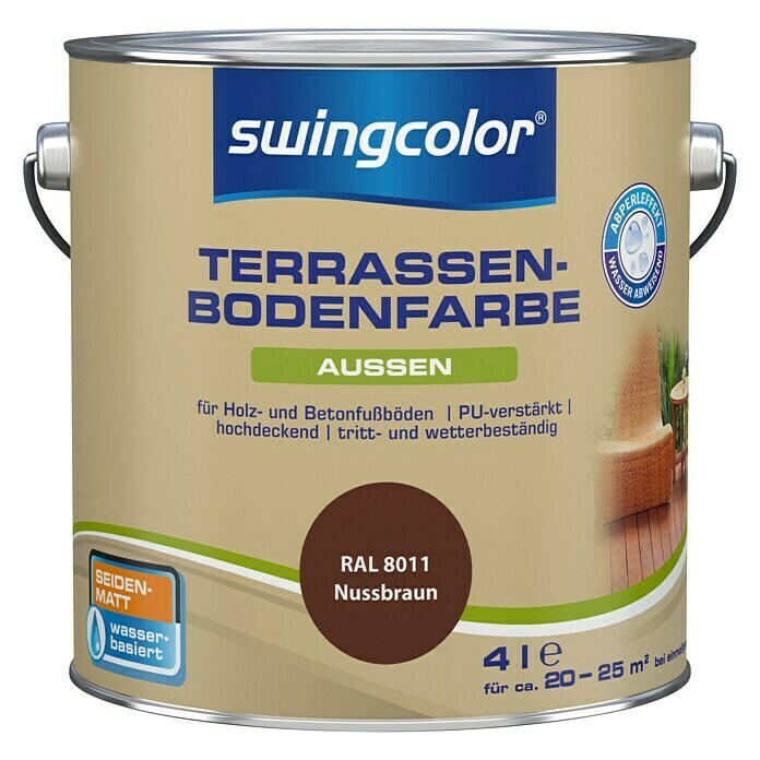 Swingcolor Peinture pour sols de terrasse RAL 8011