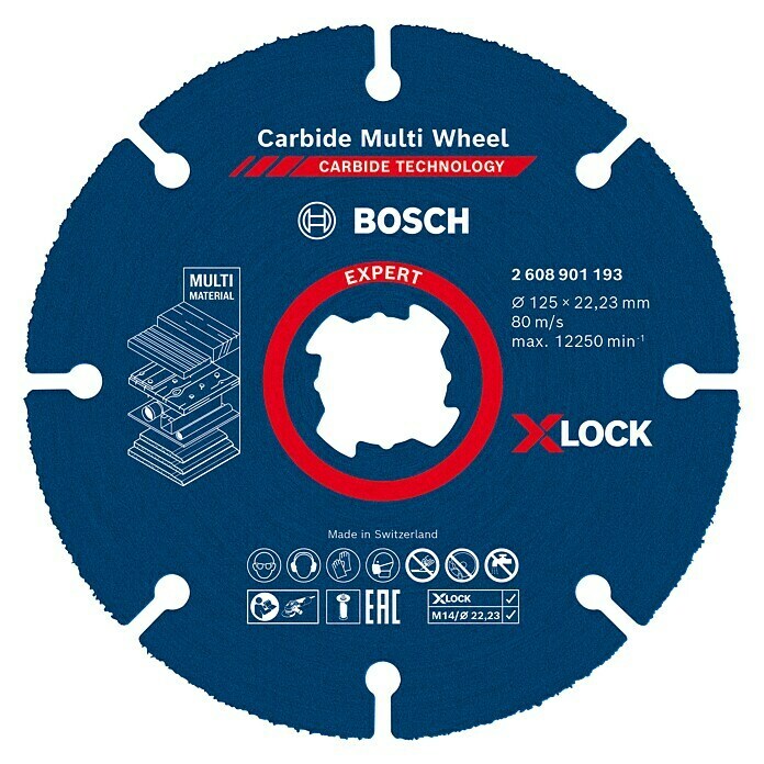 Bosch Professional Expert Karbid-Trennscheibe Carbide Multi Wheel 