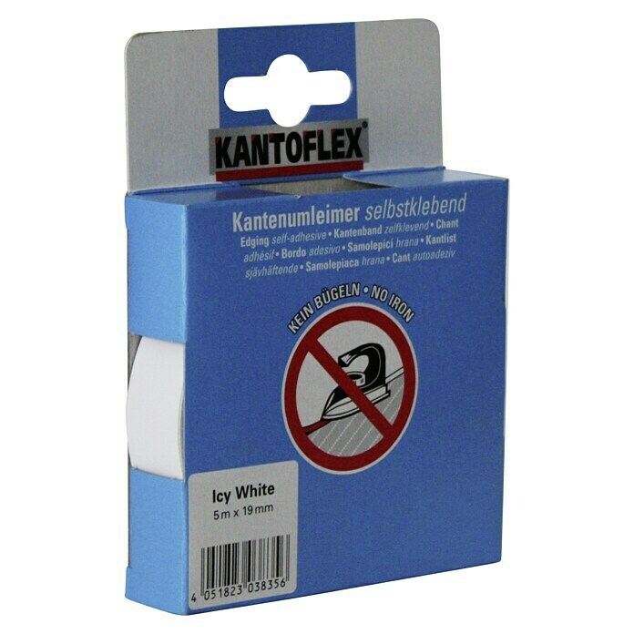 Kantoflex Umleimer (Icy White, L x B: 5 m x 19 mm)
