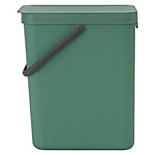 Brabantia Cubo de la basura Sort & Go (Verde, 25 l, Plástico)