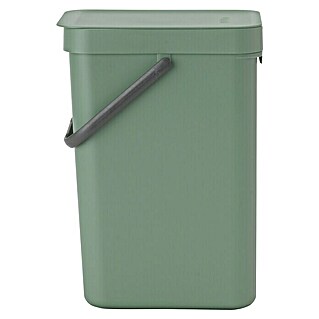 Brabantia Cubo de la basura Sort & Go (Verde, 12 l, Plástico)
