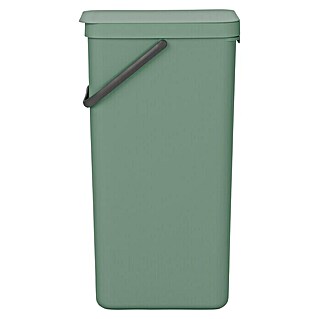 Brabantia Cubo de la basura Sort & Go (Verde, 40 l, Plástico)