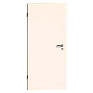 Sobna vrata Laminit Roe GL223 (850 x 2.000 mm, Bijele boje, Središnji položaj: Iverica s cijevima, DIN lijevo)
