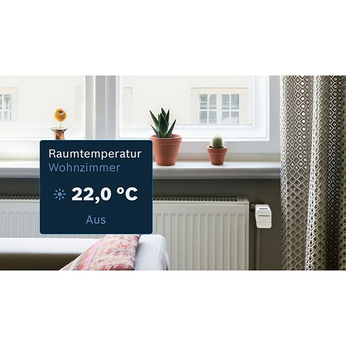 Bosch Smart Home Starter-Set Heizkomfort (3 x Heizkörperthermostat, 2 x Fenster- und Türkontakt, 1 x Steuerungszentrale)