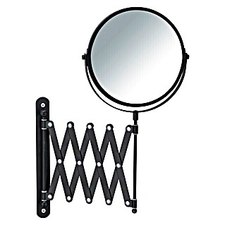 Wenko Kozmetičko ogledalo (Povećanje: 3-struko, Promjer: 17, Crne boje)