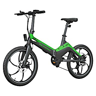 Električni bicikl MS ENERGY e-bike i10 black green (Crno-zelene boje, Magnezijeva legura)