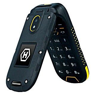 Teléfono móvil Hammer Bow+ (Negro, L x An x Al: 2,1 x 5,7 x 11,5 cm, 3G, 64 MB)