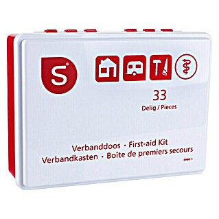 Smartwares Verbandtrommel 33-delig (Wit)