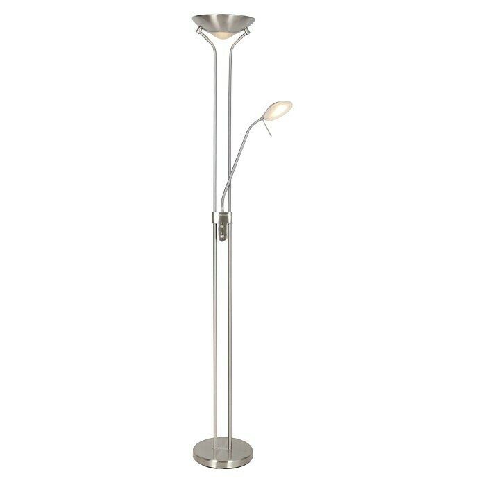 Tween Light Carolina Lámpara de suelo LED (180 cm, 22,5 W, Níquel mate, Blanco cálido)
