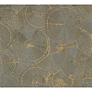 AS Creation Metropolitan Stories II Vliestapete Kreise (Schwarz/Gold, Grafisch, 10,05 x 0,53 m)