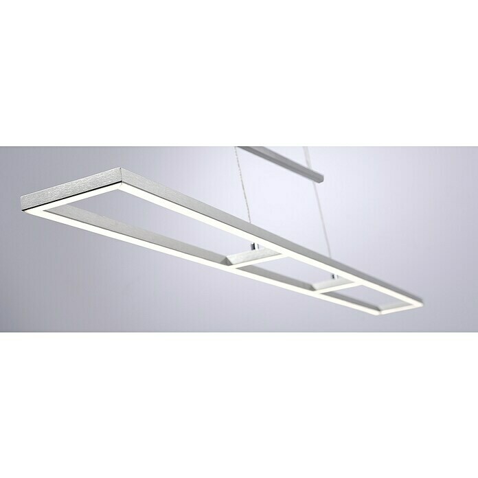 LED-Pendelleuchte Inigo (39,6 W, Warmweiß, 110 x 10 cm, Stahl)