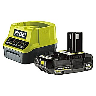 Ryobi ONE+ Batería y cargador RC18120-120C (18 V, 2 Ah, 1 batería)