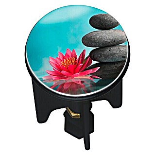 Wenko Design-Excenterstopfen Lotus (Lotusblüte, Durchmesser: 3,9 cm)
