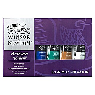 Winsor & Newton Artisan Ölfarben-Set Beginners Set (6 Stk. x 37 ml, Tube)