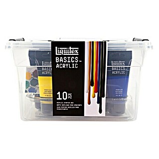 Liquitex Basics Acrylverfset Starter Box (9 st. x 75 ml, Tube)