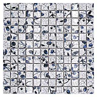 Mosaikfliese Quadrat CG SB09 (29,8 x 29,8 cm, Weiß, Glänzend)