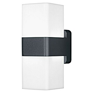Ledvance Smart+ LED-Außenwandleuchte Wall CubeUpDown RGBW GR (110 x 80 x 205 mm, IP44)