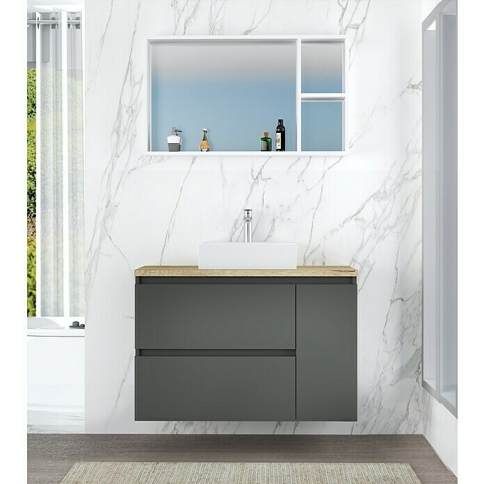 Mueble de lavabo Farbe (Antracita)