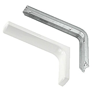 Stabilit Schuine plankdrager Design (l x b x h: 240 x 35 x 148 mm, Belastbaarheid: 40 kg, Wit)