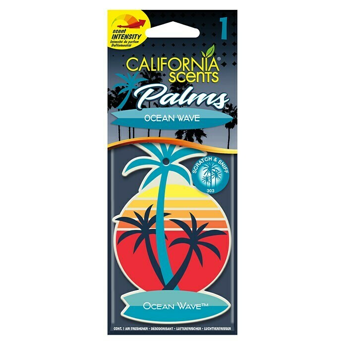 California Scents Lufterfrischer Palms Paper 