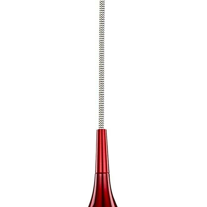 Searchlight Hängelampe Vibrant (40 W, Rot, Höhe: 142 cm, Durchmesser: 12 cm)