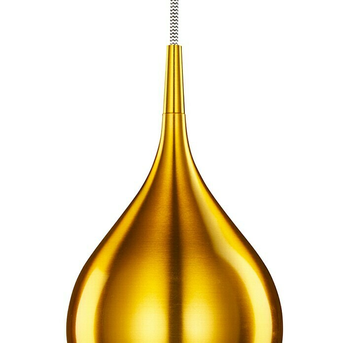 Searchlight Hängelampe Vibrant (40 W, Gold, Höhe: 142 cm, Durchmesser: 12 cm)