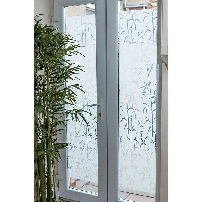 D-c-fix Glasfolie Static (150 x 45 cm, Bamboo, Statisch haftend)