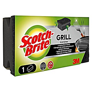 3M Scotch Brite Estropajo salvauñas Barbacoa & grill (1 ud., Espuma plástica)