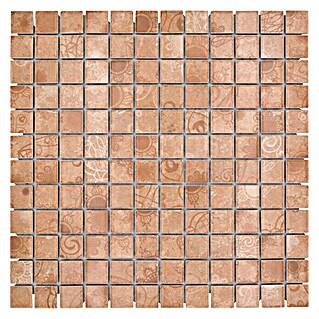Mosaikfliese Quadrat LACEO LB 102 (29,8 x 29,8 cm, Beige, Matt)