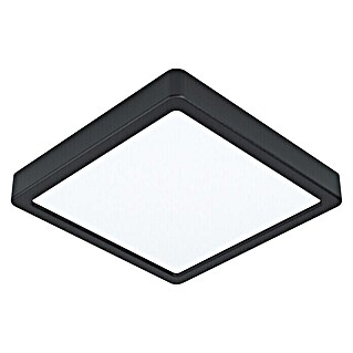 Eglo Fueva 5 LED-Deckenleuchte (16,5 W, L x B x H: 21 x 21 x 2,8 cm, Schwarz, Neutralweiß)