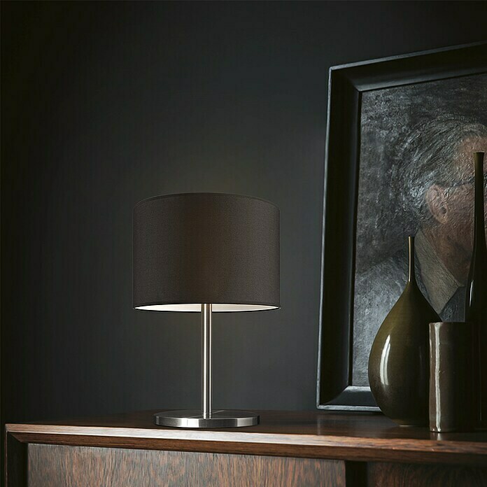Home Sweet Home Lampvoet (40 W, Kleur: Mat staal, Hoogte: 36 cm)