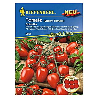 Kiepenkerl Profi-Line Gemüsesamen Tomate (Dolcetto, Solanum lycopersicum, Erntezeit: Juli - Oktober)