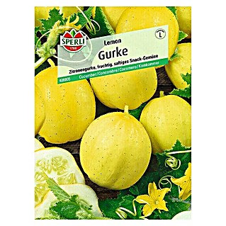 Sperli Gemüsesamen Zitronengurke (Lemon, Cucumis sativus, Erntezeit: Juli - September)