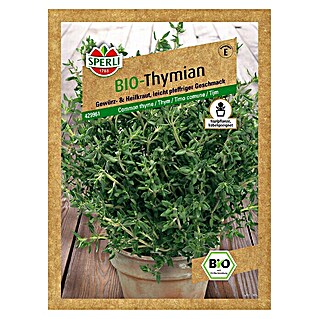 Sperli Kräutersamen Bio Thymian (Thymus vulgaris, Saatzeit: April - August, Erntezeit: Ganzjährig)