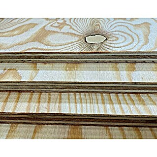Sperrholzplatte Fixmaß (Kiefer, 1.250 x 620 x 12 mm)