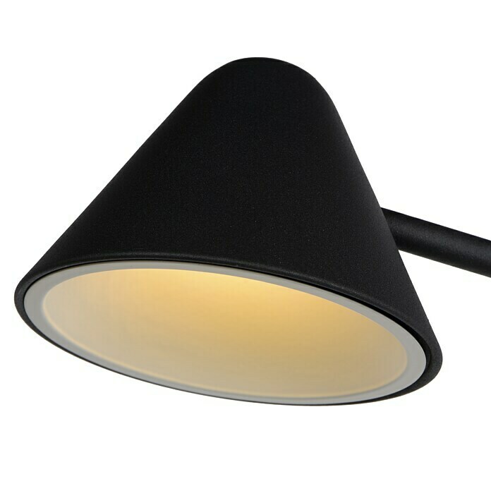 Lucide Devon LED-Tischleuchte (3 W, Schwarz, Höhe: 48,5 cm)